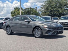2026 Hyundai Elantra Hybrid Blue Sedan