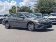 New 2026 Hyundai Elantra Hybrid Blue Sedan