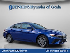 2026 Hyundai Elantra Hybrid Blue Sedan