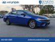New 2026 Hyundai Elantra Hybrid Blue Sedan