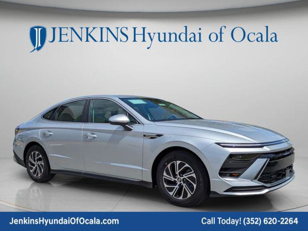 New 2026 Hyundai Sonata Hybrid Blue Sedan