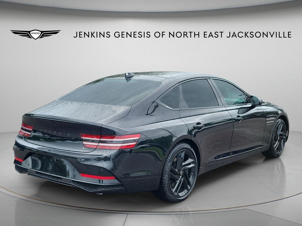 New 2027 Genesis G80 3.5T Prestige Black Sedan