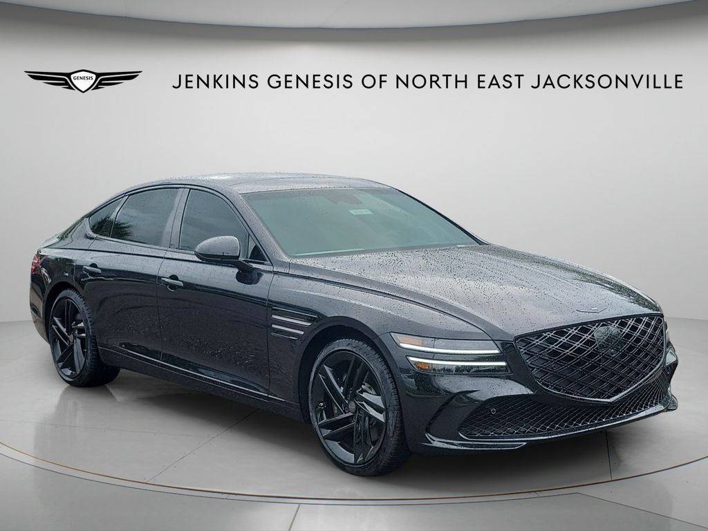New 2027 Genesis G80 3.5T Prestige Black Sedan