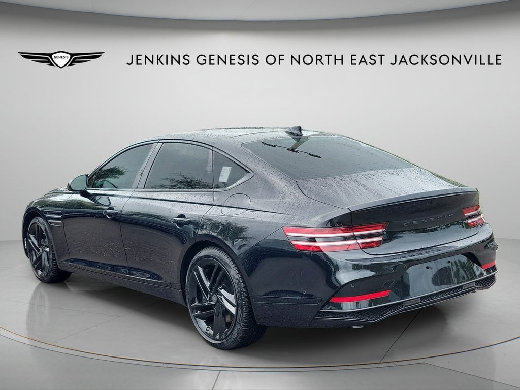 New 2027 Genesis G80 3.5T Prestige Black Sedan