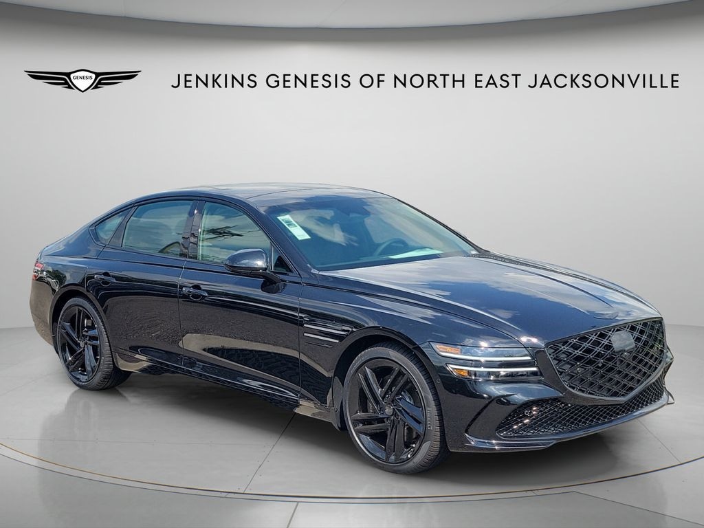 New 2027 Genesis G80 3.5T Prestige Black Sedan