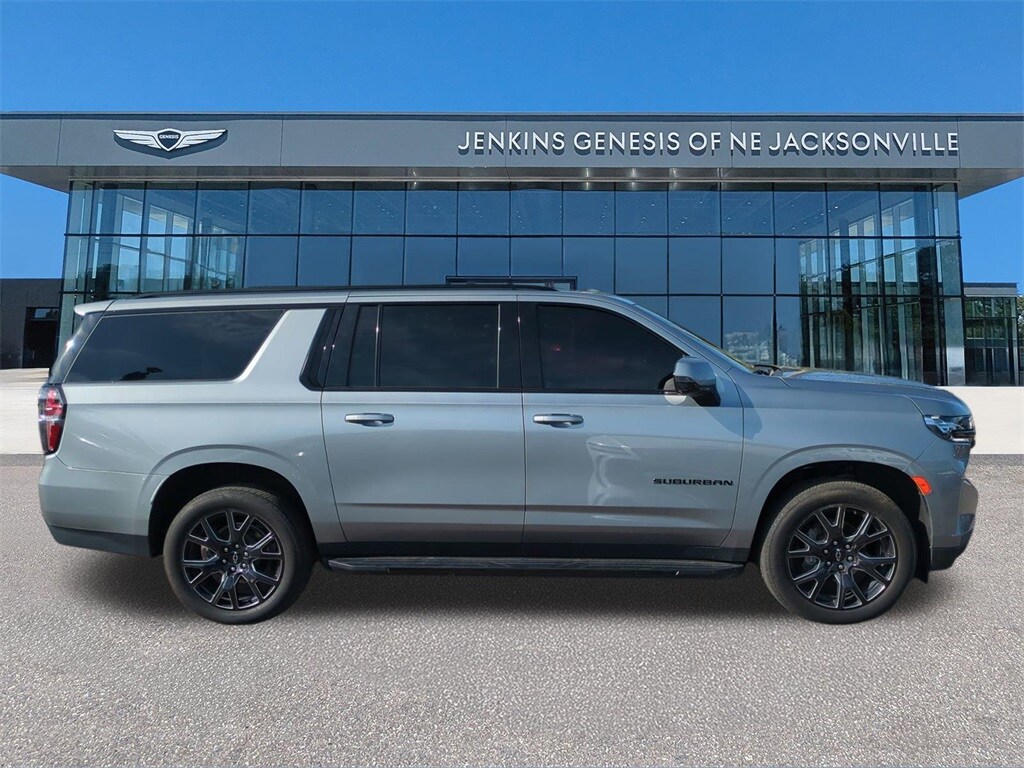 Used 2023 Chevrolet Suburban RST with VIN 1GNSCEKT8PR553383 for sale in Jacksonville, FL