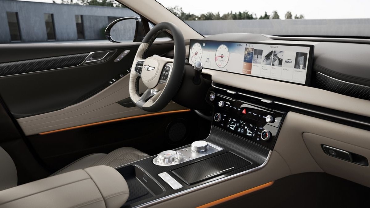 2026 Genesis G80 Digital Cockpit with seating