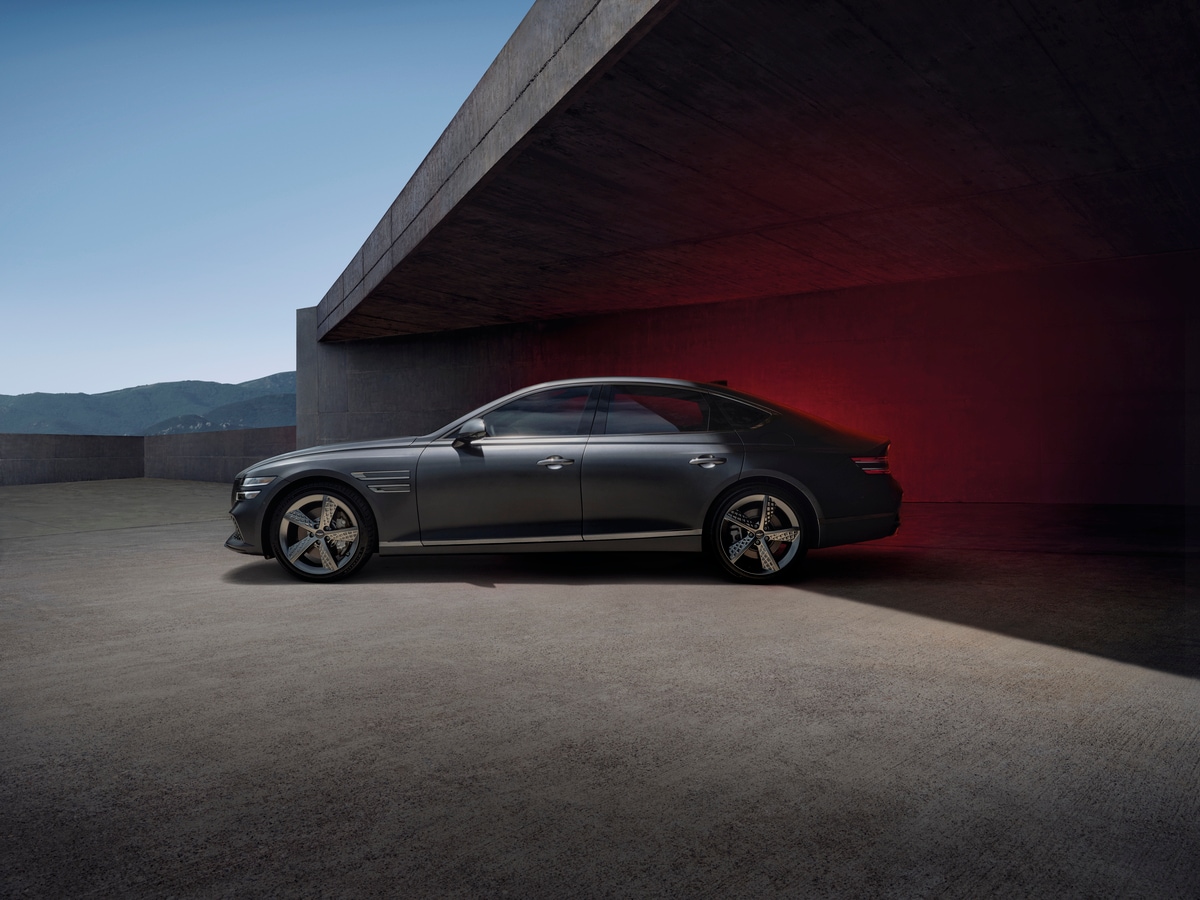 2022 Genesis G80 parked