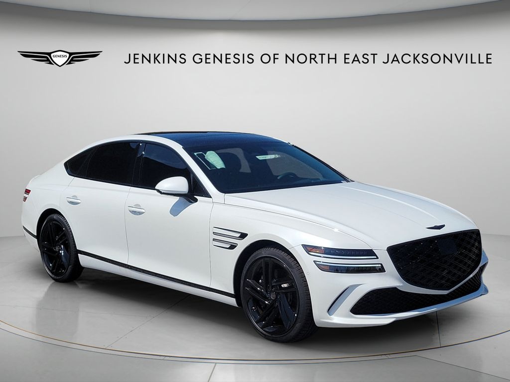 New 2027 Genesis G80 3.5T Prestige Black Sedan