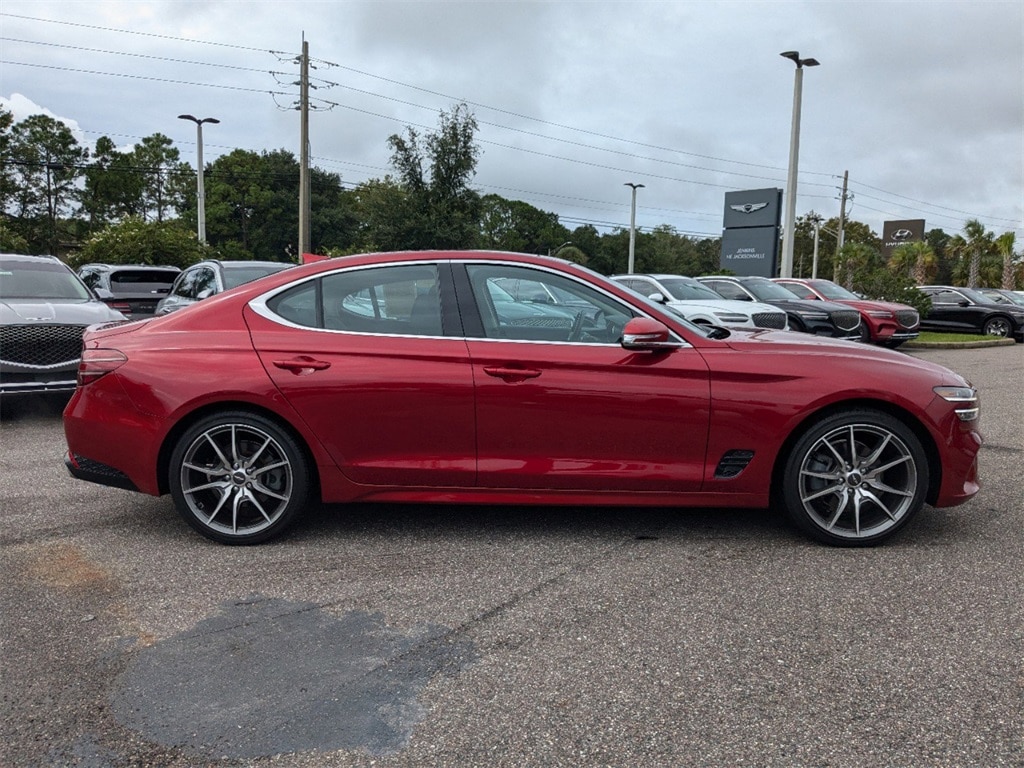 Certified 2022 GENESIS G70 Standard with VIN KMTG34TA9NU086153 for sale in Jacksonville, FL