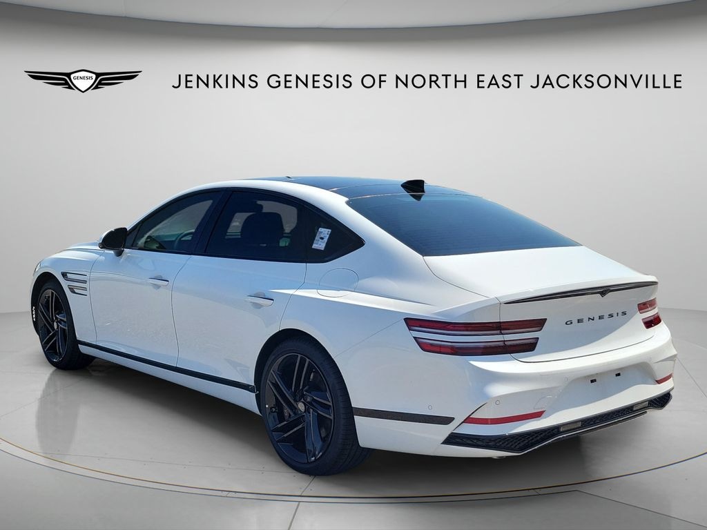 New 2027 Genesis G80 3.5T Prestige Black Sedan