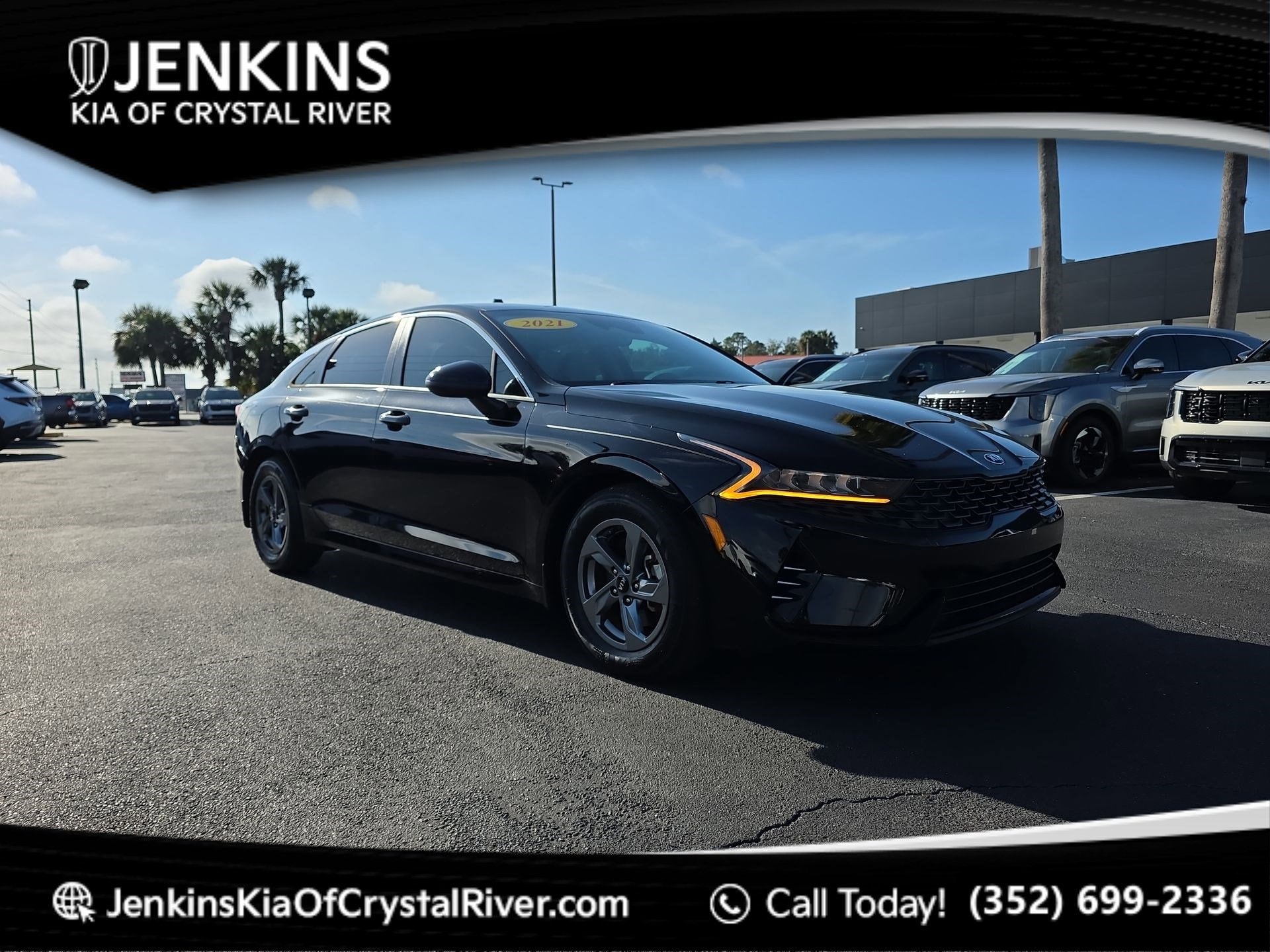 Certified 2021 Kia K5 LXS with VIN 5XXG14J29MG005558 for sale in Crystal River, FL