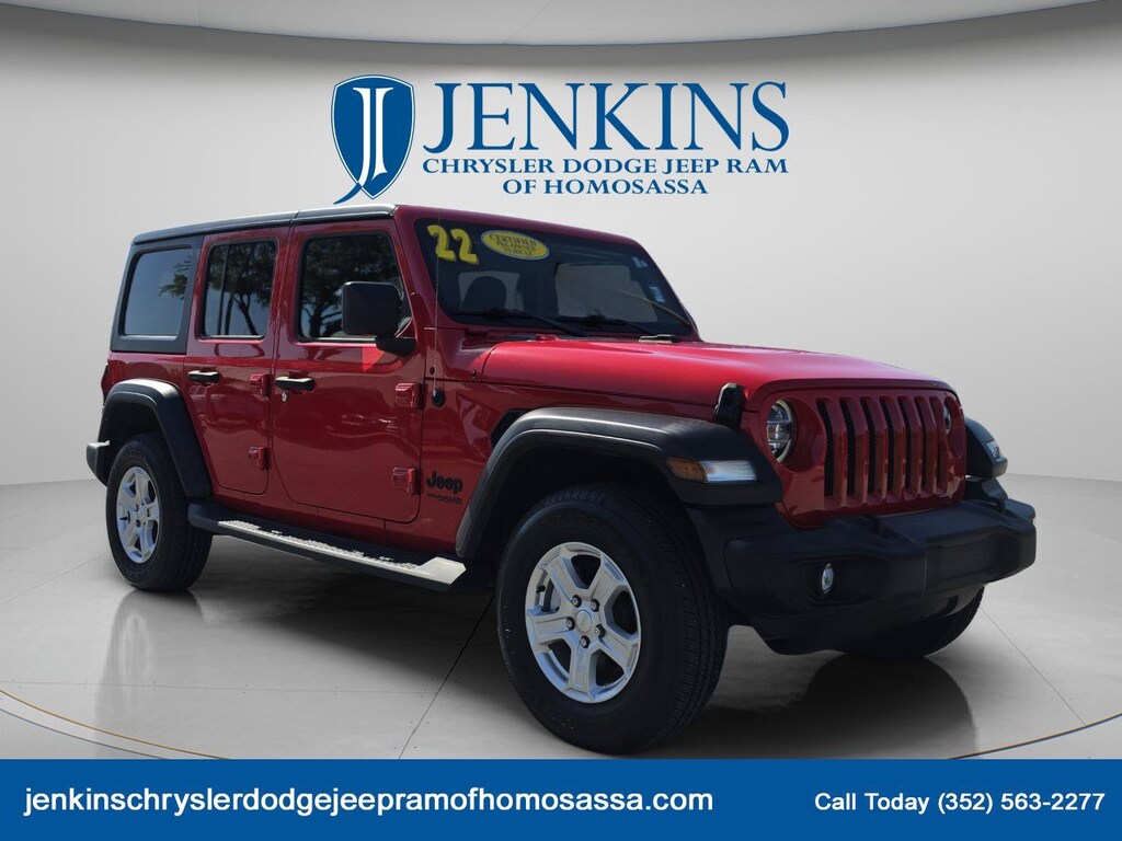 Used 2022 Jeep Wrangler Unlimited Sport SUV