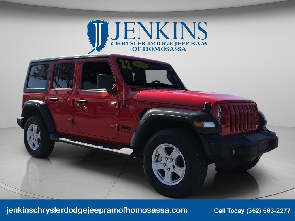 Used 2022 Jeep Wrangler Unlimited Sport SUV