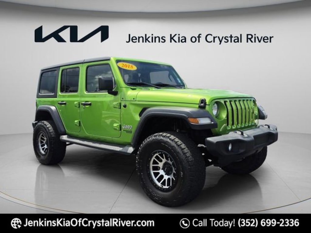 Used 2018 Jeep Wrangler Unlimited Sport 4x4 SUV