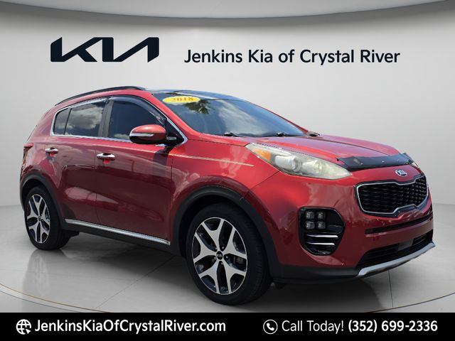Used 2018 Kia Sportage SX with VIN KNDPR3A69J7370736 for sale in Crystal River, FL