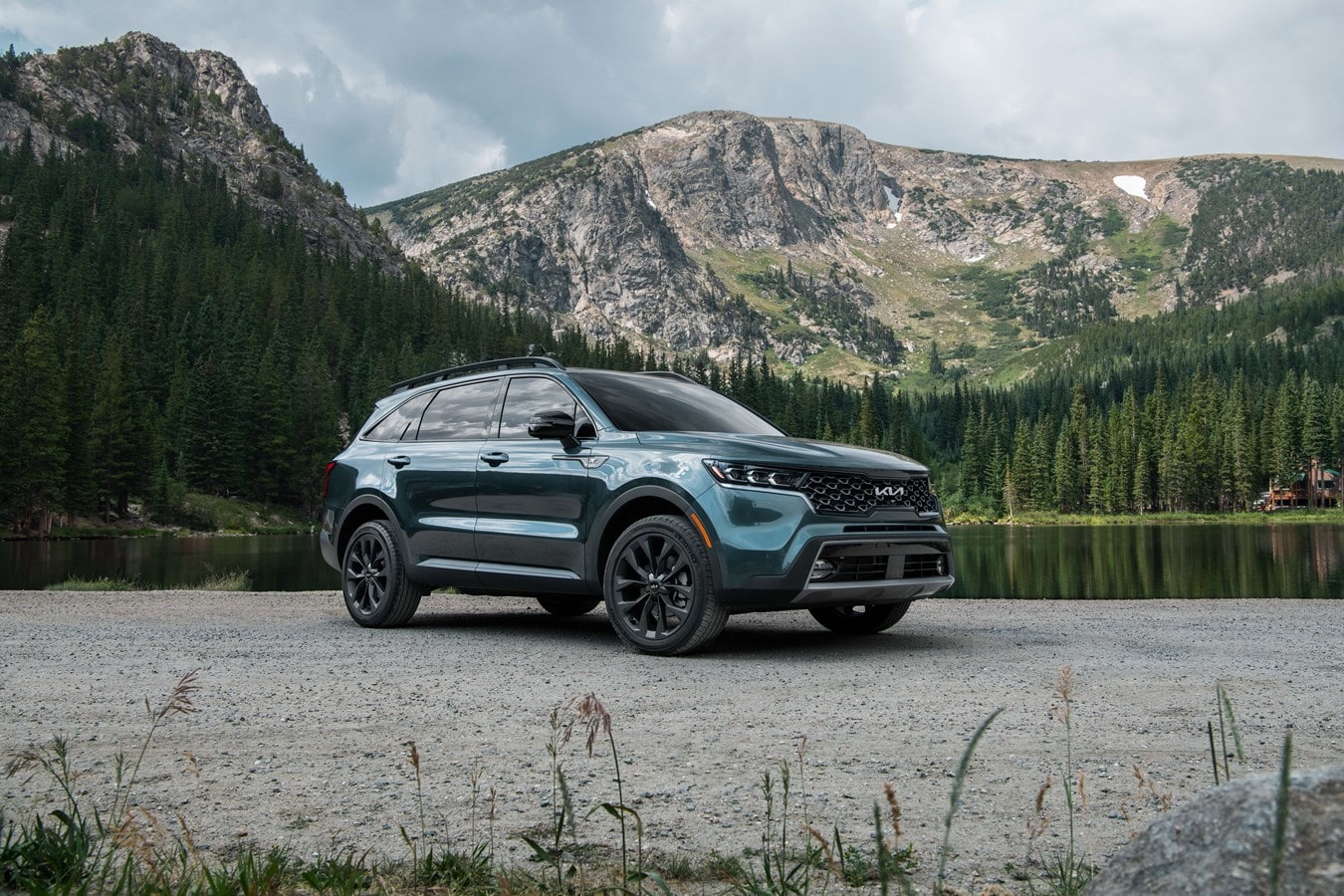 2023 Kia Sorento SUV in mountain landscape