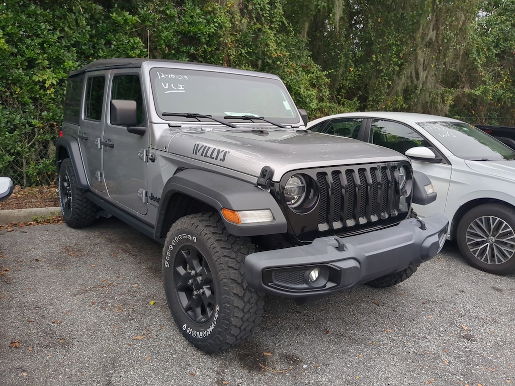 Used 2021 Jeep Wrangler Unlimited Willys SUV