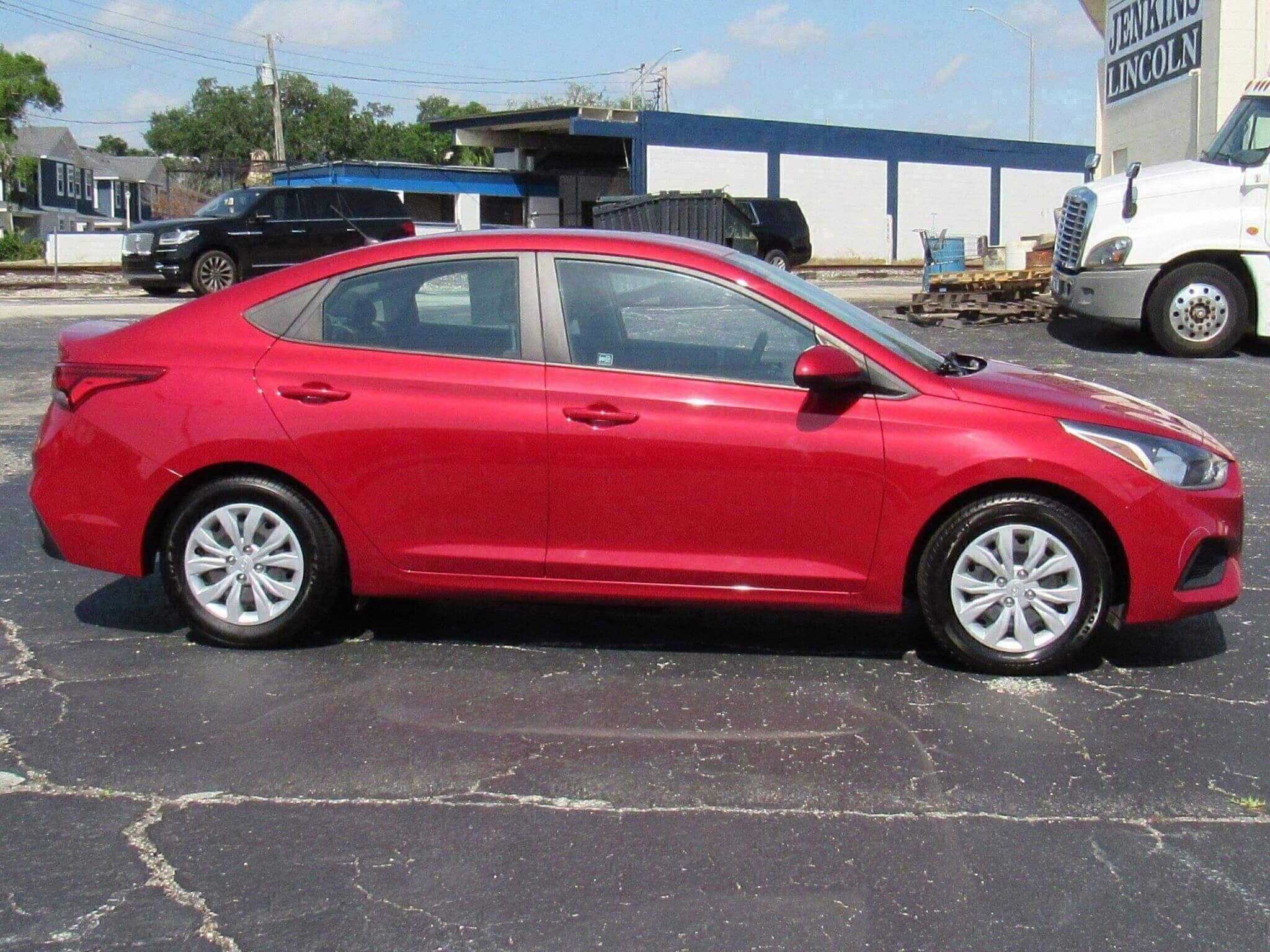 Used 2021 Hyundai Accent SE with VIN 3KPC24A60ME147109 for sale in Lakeland, FL