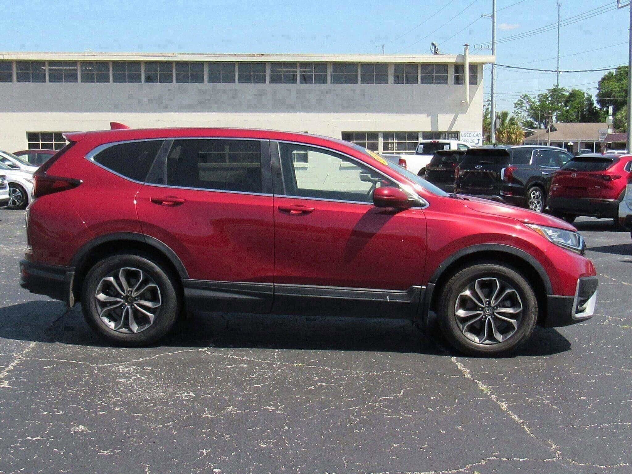 Used 2021 Honda CR-V EX-L with VIN 7FARW2H84ME004916 for sale in Lakeland, FL