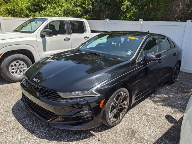 Used 2022 Kia K5 GT-Line with VIN 5XXG64J22NG165686 for sale in Leesburg, FL
