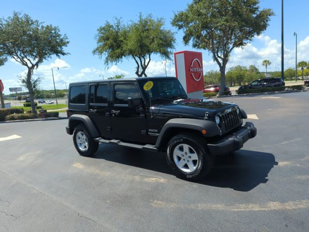 Certified 2018 Jeep Wrangler JK Unlimited Sport 4x4 SUV