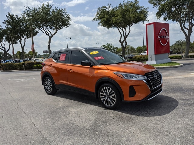 Certified 2023 Nissan Kicks SV with VIN 3N1CP5CV2PL534579 for sale in Leesburg, FL