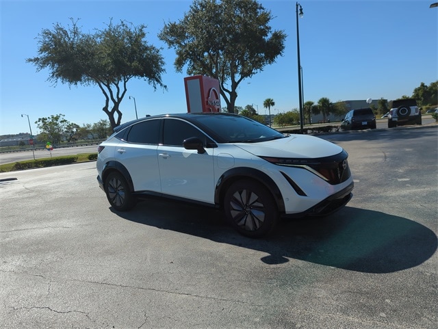 Certified 2023 Nissan Ariya Empower+ with VIN JN1BF0BA9PM410721 for sale in Leesburg, FL