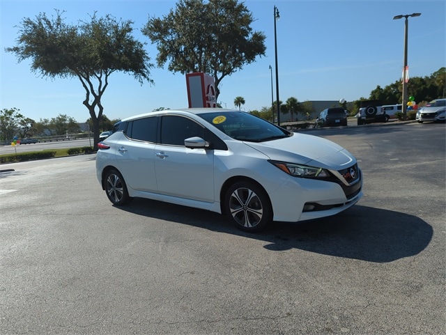 Certified 2020 Nissan Leaf SL Plus with VIN 1N4BZ1DP9LC310104 for sale in Leesburg, FL
