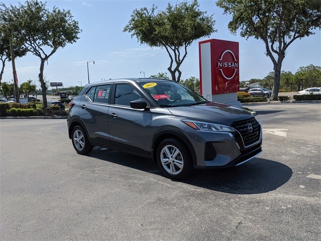 Certified 2023 Nissan Kicks S with VIN 3N1CP5BV1PL477177 for sale in Leesburg, FL