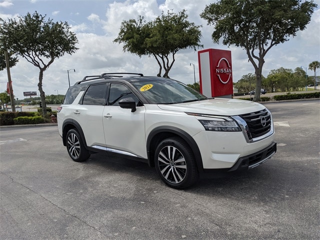 Certified 2024 Nissan Pathfinder Platinum with VIN 5N1DR3DH2RC242045 for sale in Leesburg, FL