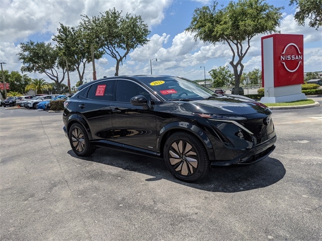 Certified 2023 Nissan Ariya Premiere with VIN JN1BF0BAXPM408654 for sale in Leesburg, FL