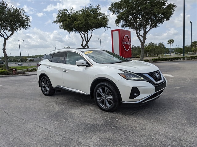 Certified 2022 Nissan Murano Platinum with VIN 5N1AZ2DJ0NC111383 for sale in Leesburg, FL