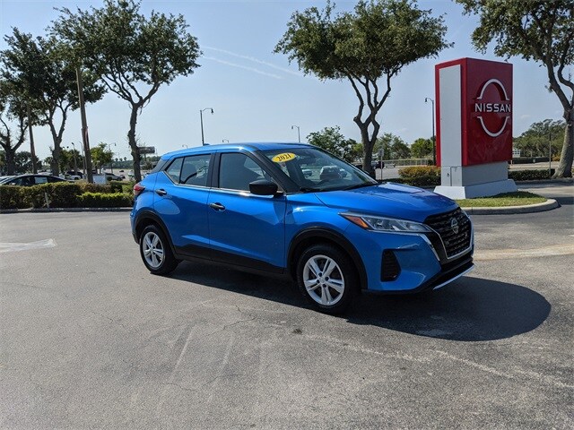Certified 2021 Nissan Kicks S with VIN 3N1CP5BV8ML473669 for sale in Leesburg, FL