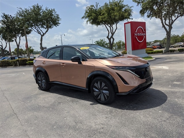 Certified 2023 Nissan Ariya Platinum+ with VIN JN1DF0CD6PM709844 for sale in Leesburg, FL