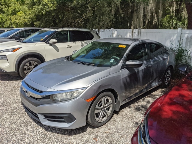 Certified 2017 Honda Civic LX with VIN 19XFC2F58HE062796 for sale in Leesburg, FL
