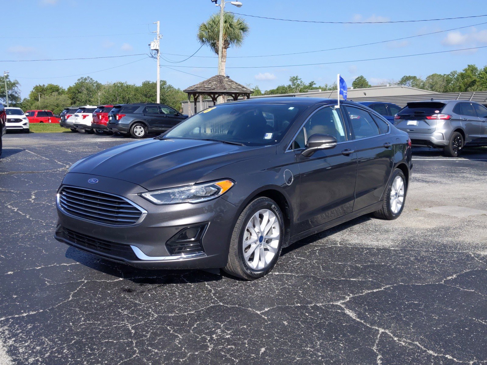 Certified 2019 Ford Fusion SEL with VIN 3FA6P0PU5KR266329 for sale in Crystal River, FL