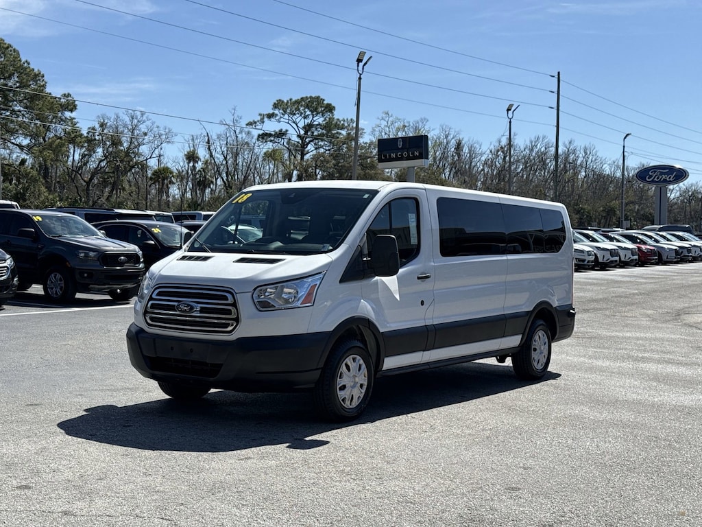 Used 2018 Ford Transit-350 XLT Wagon Low Roof Passenger Wagon