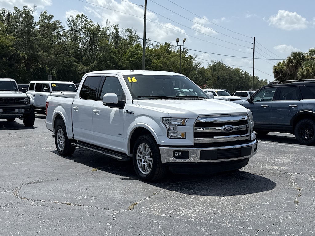 Used 2016 Ford F-150 Lariat Truck SuperCrew Cab