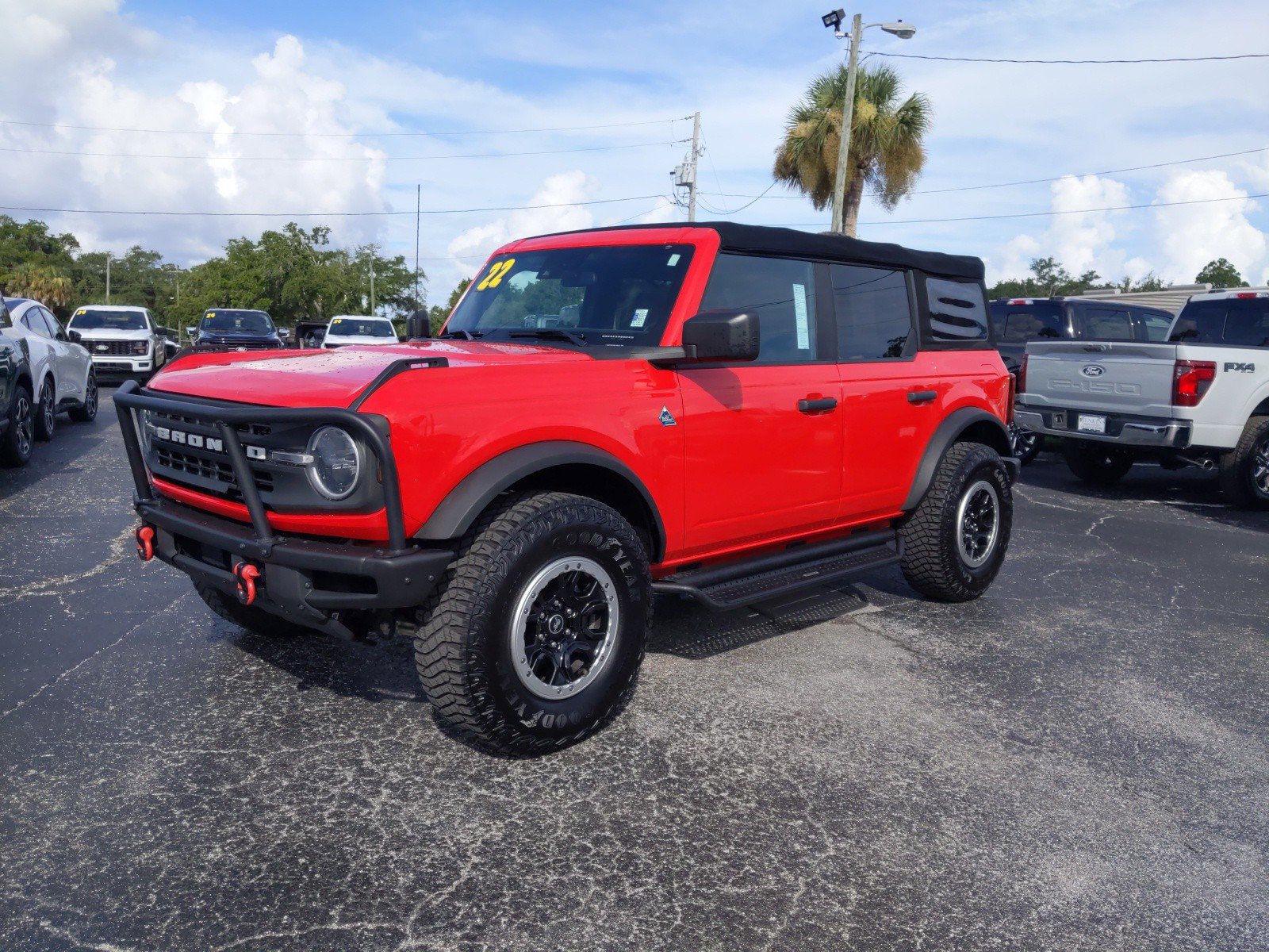 Certified 2022 Ford Bronco 4-Door Black Diamond with VIN 1FMEE5BP7NLA93518 for sale in Crystal River, FL