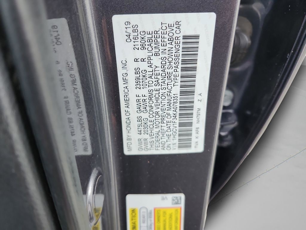 Used 2019 Honda Accord Sport Sedan