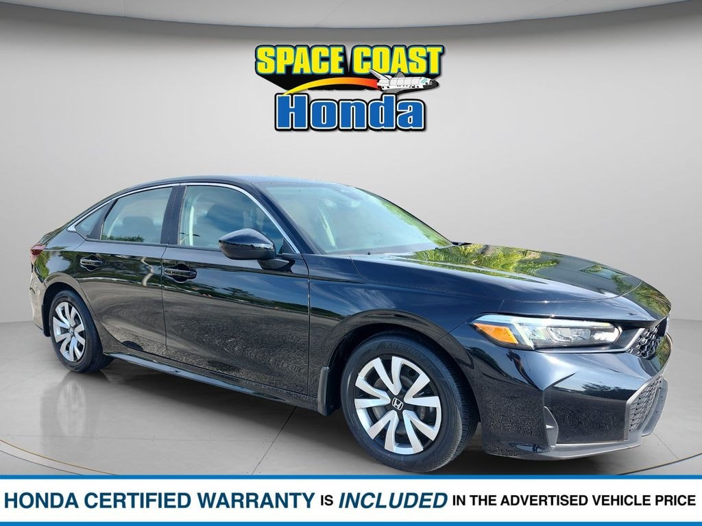 Certified 2025 Honda Civic LX Sedan