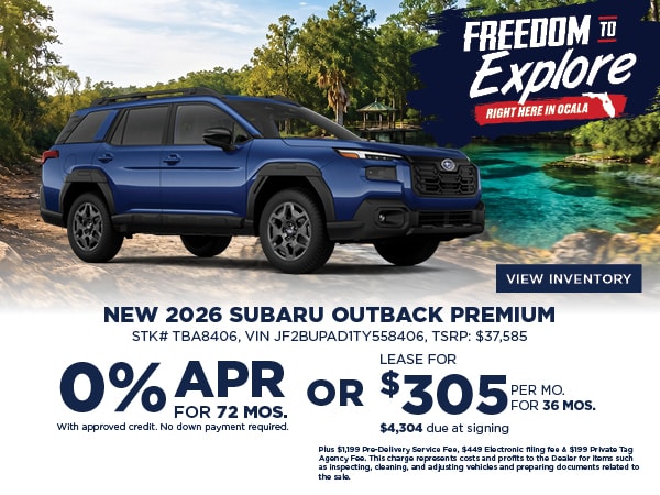 New Subaru Vehicle Promotions | Jenkins Subaru of Ocala