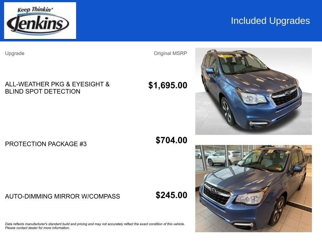 Used 2018 Subaru Forester 2.5i Premium SUV