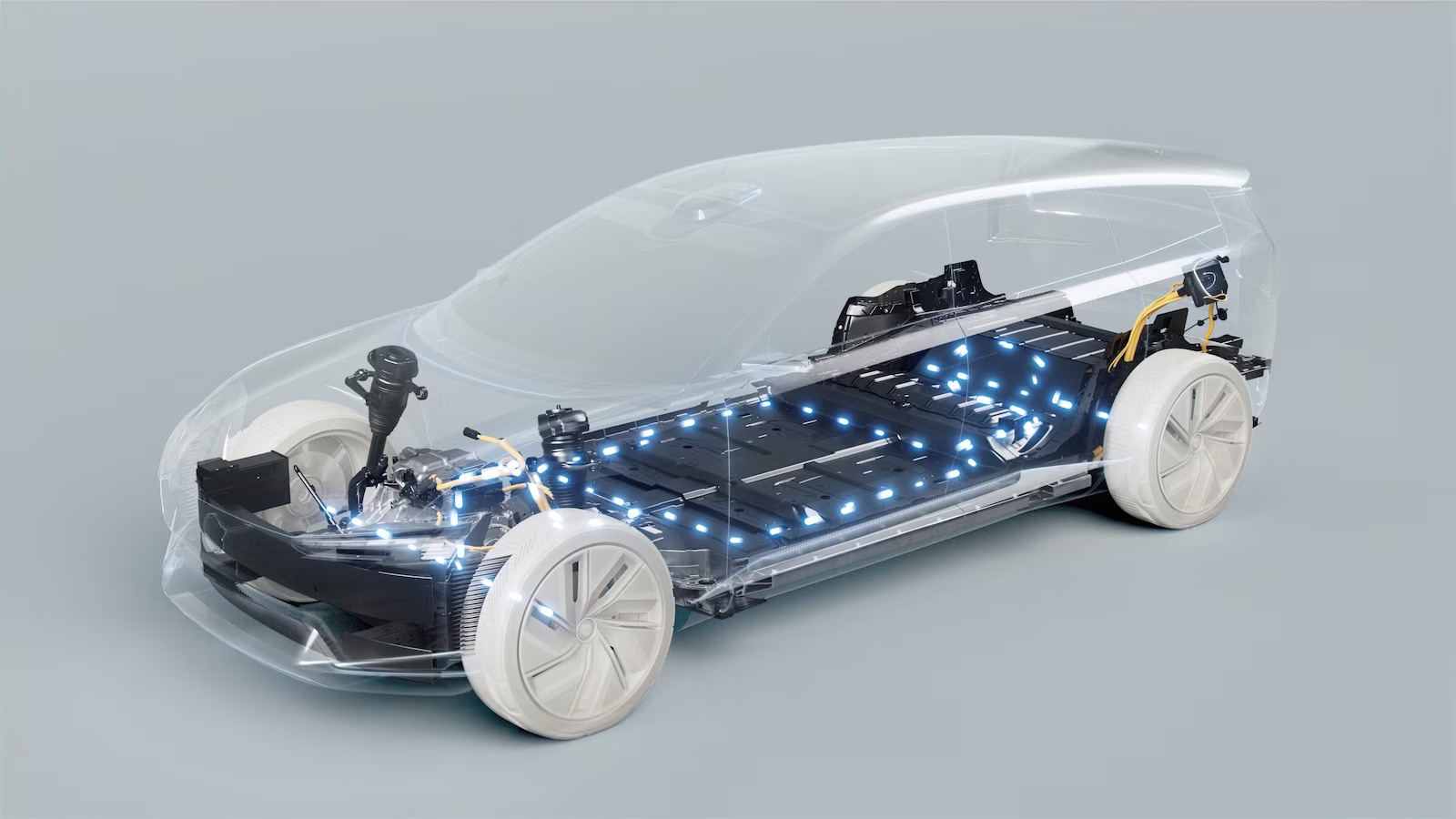 Volvo electric battery configuration