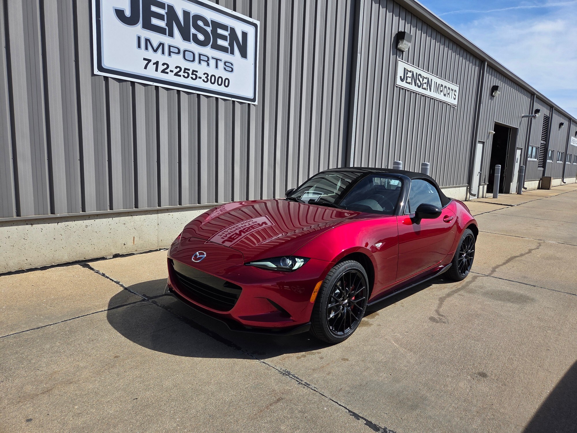 Soul Red Crystal Metallic 2026 Mazda MX-5 Miata Club RWD Convertible Rear-Wheel Drive Manual