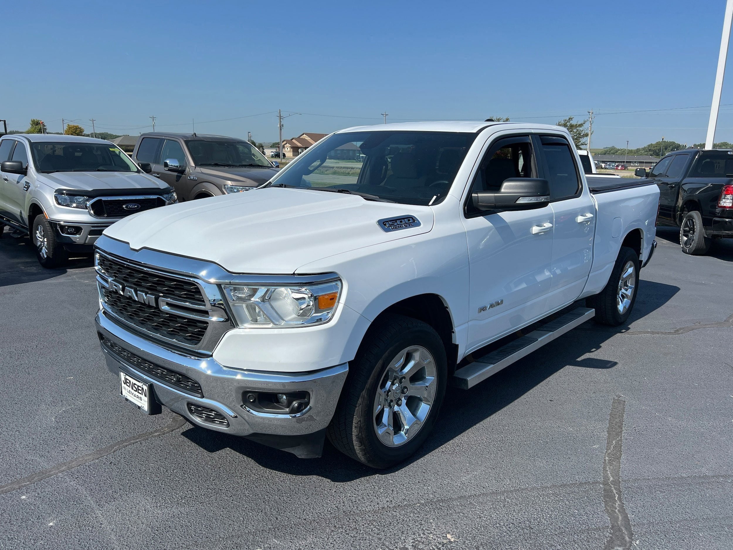 Used 2022 RAM Ram 1500 Pickup Big Horn/Lone Star with VIN 1C6SRFBT8NN225115 for sale in Le Mars, IA