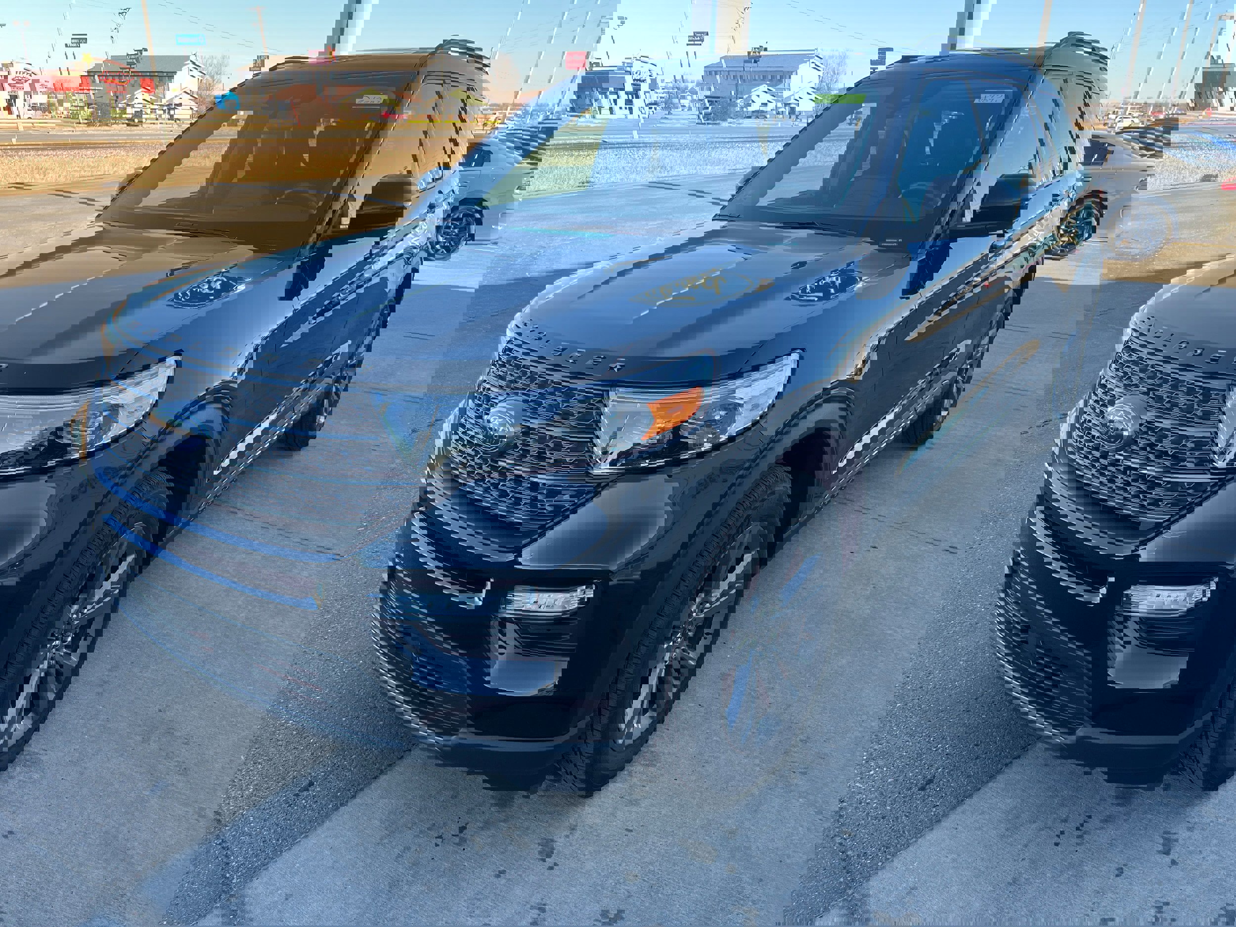 Used 2023 Ford Explorer XLT with VIN 1FMSK8DH3PGA31628 for sale in Le Mars, IA