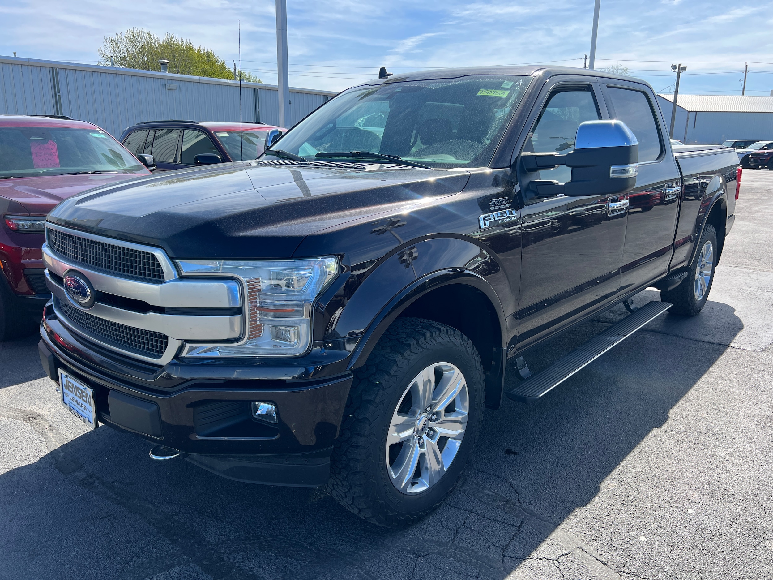 Used 2018 Ford F-150 Platinum with VIN 1FTFW1EG4JFA96010 for sale in Le Mars, IA