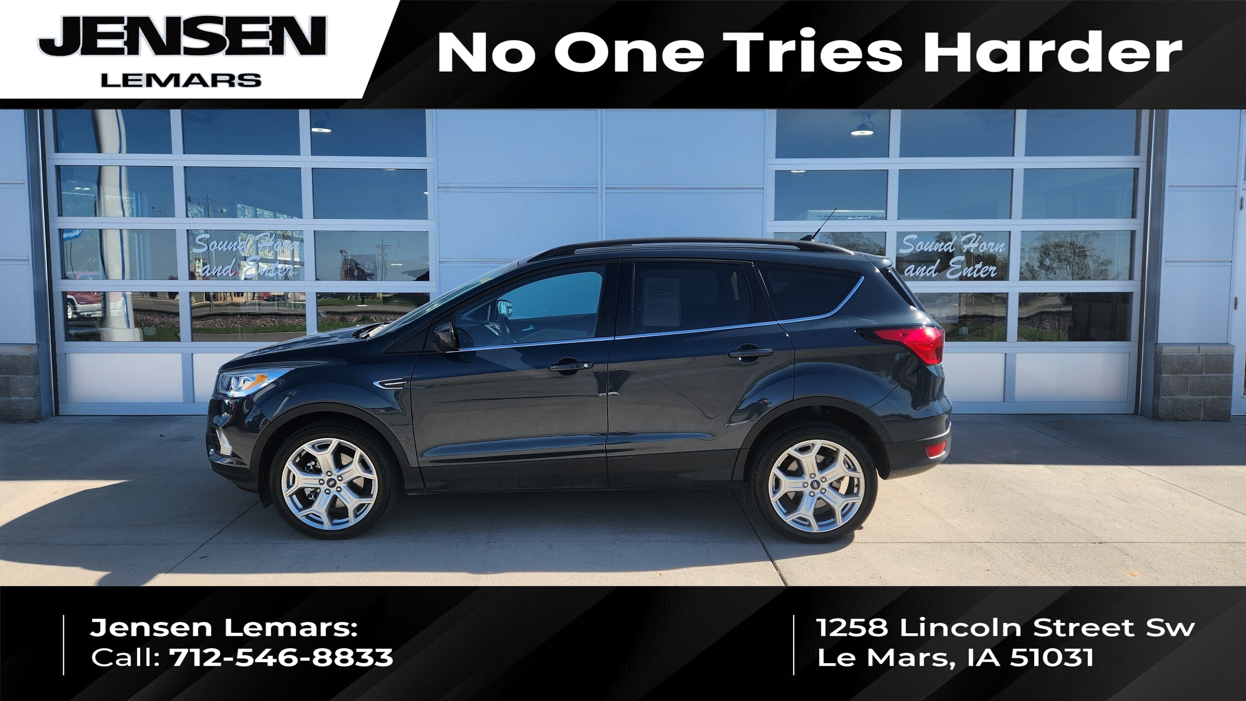 Used 2019 Ford Escape SEL with VIN 1FMCU9HD0KUC54540 for sale in Le Mars, IA